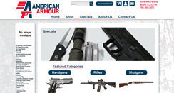 Desktop Screenshot of americanarmourinc.com